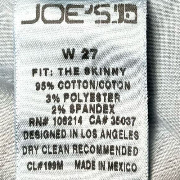 Joe’s Jeans Angialee Skinny Fit Mid Rise Jeans in Blue Wash Women’s 27 - Picture 8 of 9
